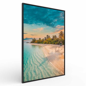 Quadro Retangular - Paradise Beach