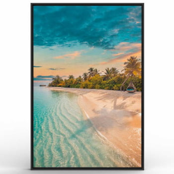Quadro Retangular - Paradise Beach