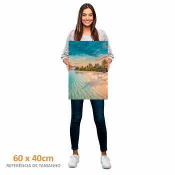 Quadro Retangular - Paradise Beach