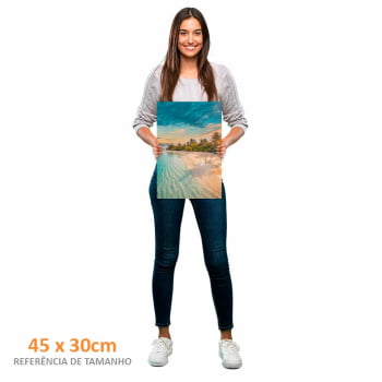 Quadro Retangular - Paradise Beach