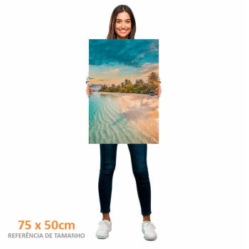 Quadro Retangular - Paradise Beach