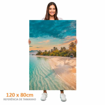 Quadro Retangular - Paradise Beach