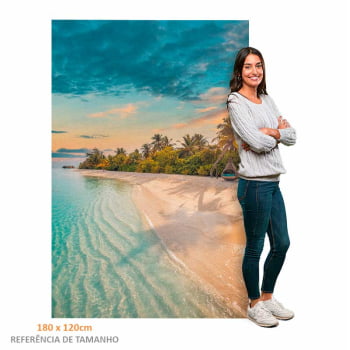 Quadro Retangular - Paradise Beach