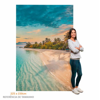 Quadro Retangular - Paradise Beach
