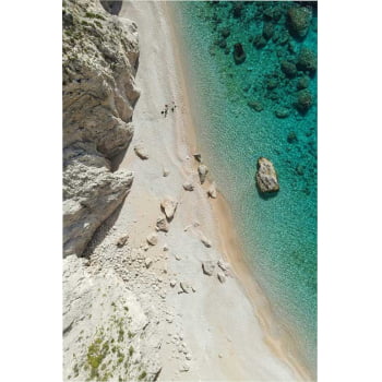 Quadro Retangular - Praia Paradisíaca 