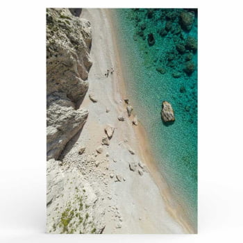 Quadro Retangular - Praia Paradisíaca 