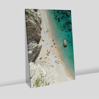 Quadro Retangular - Praia Paradisíaca 