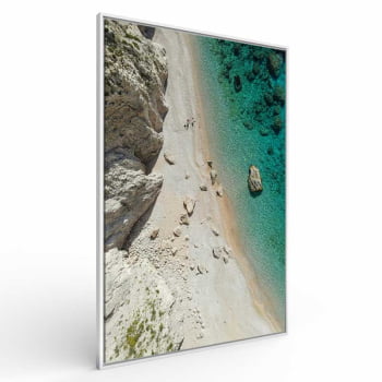 Quadro Retangular - Praia Paradisíaca 