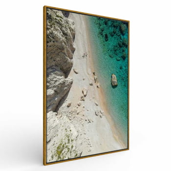 Quadro Retangular - Praia Paradisíaca 
