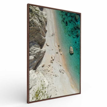 Quadro Retangular - Praia Paradisíaca 