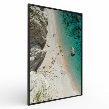Quadro Retangular - Praia Paradisíaca 