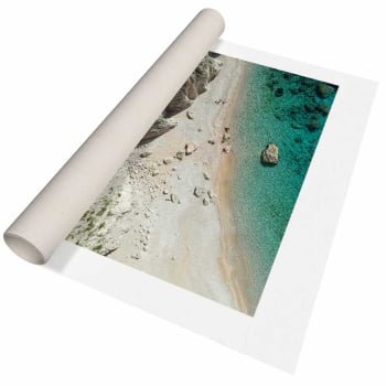 Quadro Retangular - Praia Paradisíaca 