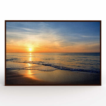 Quadro Retangular  - Sunset on the sea