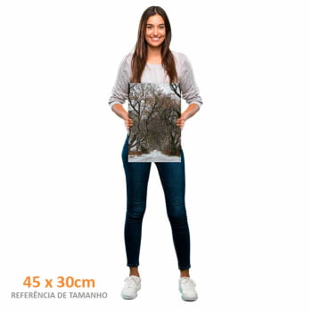 Quadro Retangular - Trilha de Inverno