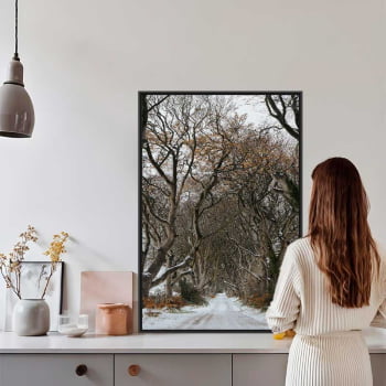 Quadro Retangular - Trilha de Inverno