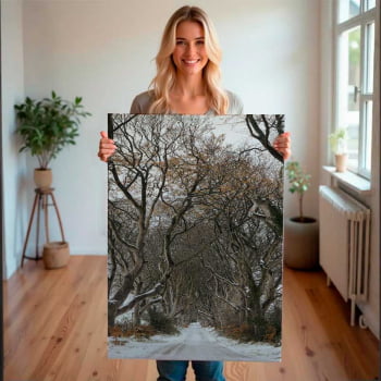 Quadro Retangular - Trilha de Inverno
