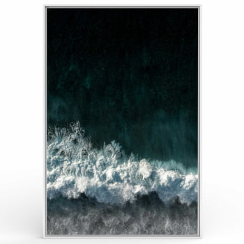 Quadro Retangular - White Beach II