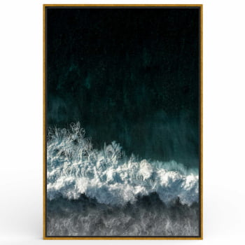 Quadro Retangular - White Beach II