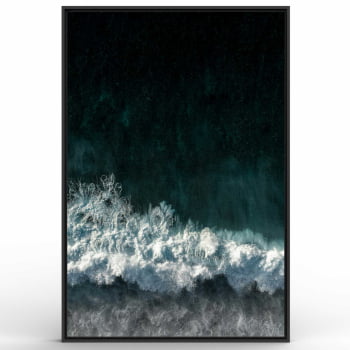 Quadro Retangular - White Beach II