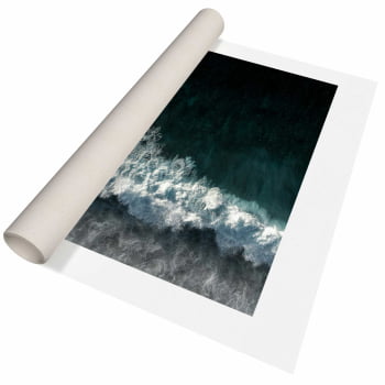 Quadro Retangular - White Beach II