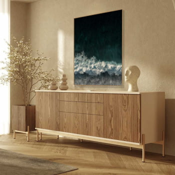 Quadro Retangular - White Beach II