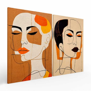 Kit 2 quadros retangulares - SISTERS