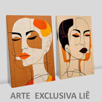 Kit 2 quadros retangulares - SISTERS