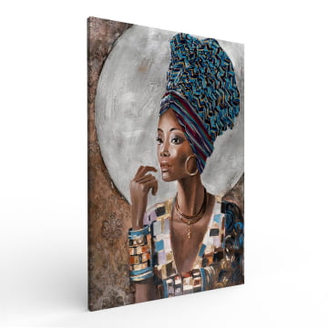 Quadro Retangular  - Mulher africana 2
