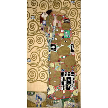 Quadro panorâmico - Gustav Klimt - Abraço