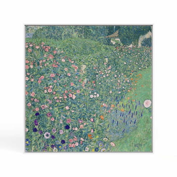 Quadro quadrado - GUSTAV KLIMT - Jardim Italiano