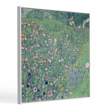Quadro quadrado - GUSTAV KLIMT - Jardim Italiano