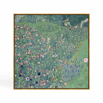 Quadro quadrado - GUSTAV KLIMT - Jardim Italiano