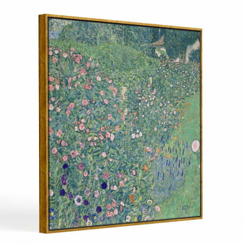 Quadro quadrado - GUSTAV KLIMT - Jardim Italiano