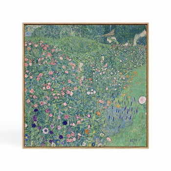 Quadro quadrado - GUSTAV KLIMT - Jardim Italiano