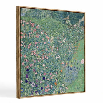 Quadro quadrado - GUSTAV KLIMT - Jardim Italiano
