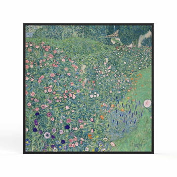 Quadro quadrado - GUSTAV KLIMT - Jardim Italiano
