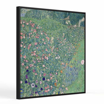 Quadro quadrado - GUSTAV KLIMT - Jardim Italiano