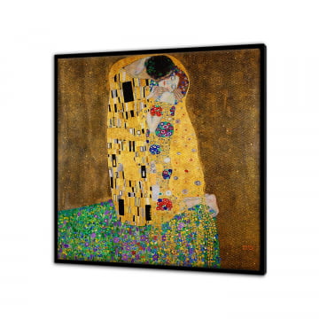 Quadro quadrado - Gustav Klimt - O beijo