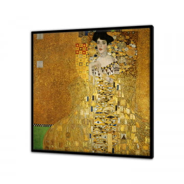 Quadro quadrado - Gustav Klimt - Retrato de Adele Bloch-Bauer I (1907)