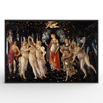 Quadro Retangular  -  Botticelli - A primavera