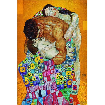 Quadro Retangular  -  Gustav Klimt - A família