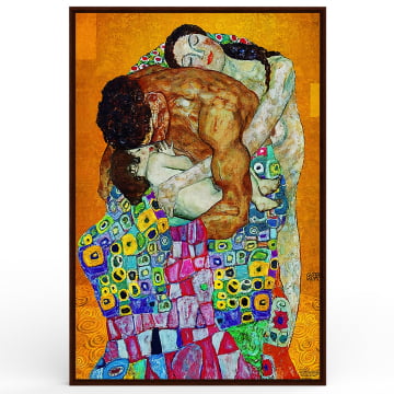 Quadro Retangular  -  Gustav Klimt - A família