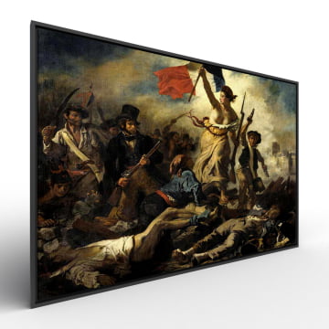 Quadro Retangular  - Delacroix - Liberdade