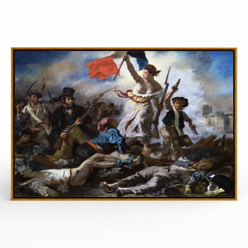 Quadro Retangular  - Delacroix - Liberdade