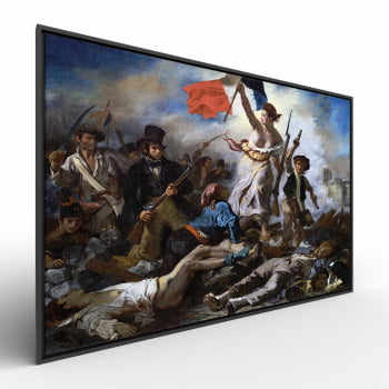 Quadro Retangular  - Delacroix - Liberdade