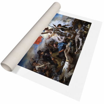 Quadro Retangular  - Delacroix - Liberdade