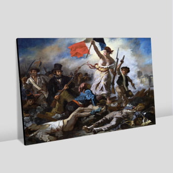 Quadro Retangular  - Delacroix - Liberdade