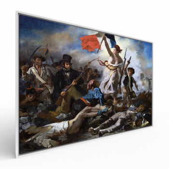 Quadro Retangular  - Delacroix - Liberdade