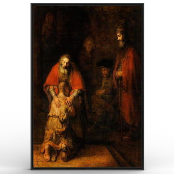 Quadro Retangular  -  Rembrandt - Filho prodigo