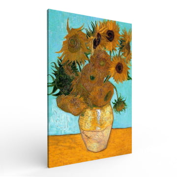 Quadro Retangular  -  Vincent van Gogh - 12 girassóis